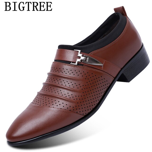 Luxury Brand Slip On Oxford Shoes For Mens Leather Wedding Shoes Man Italy