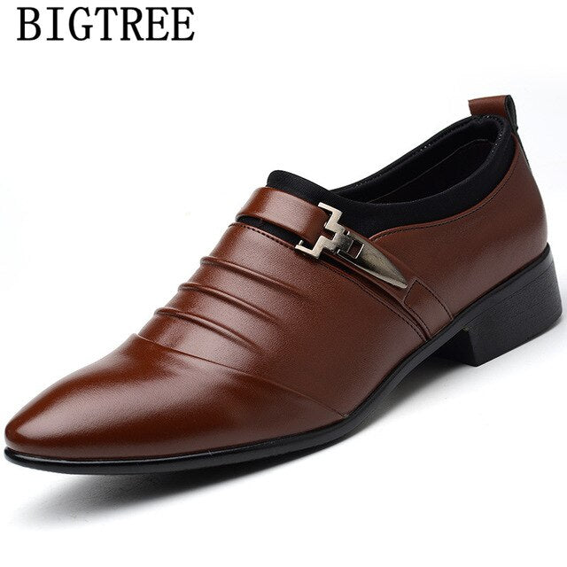 Luxury Brand Slip On Oxford Shoes For Mens Leather Wedding Shoes Man Italy