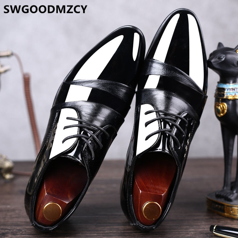 Italian Wedding Shoes Men Formal Coiffeur Elegant Shoes For Men Luxury Designer