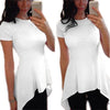 Women Casual Top Irregular Hem