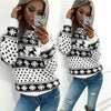 Women Hoodie Sweatshirt Lady Long Sleeve O-Neck