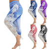 Jeans Streetwear Trousers Lace Printing