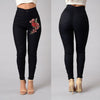 Fashion Women High Waist Casual Jeans Women Comfort Pencil Long Trousers Capris