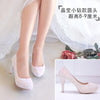 Womens wedding shoes woman High heels Pumps Bling Shining