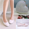 Womens wedding shoes woman High heels Pumps Bling Shining