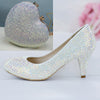 Womens wedding shoes woman High heels Pumps Bling Shining