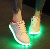 Walking Shoes Student Fluorescent Shoes Flash Waterproof Luminous