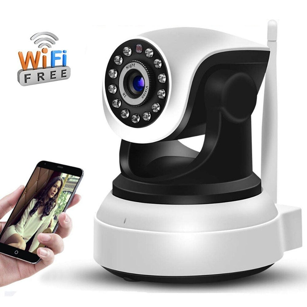 Wifi Indoor CCTV Surveillance Pan/tilt Wireless Camera Two Way Audio P2P Night