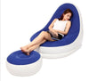 fashion new design blue and pink love inflatable sofa chair,