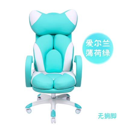 The pink lovely anchorman computer chair is used to live in contemporary and simple live student dormitory back lift swivel chai