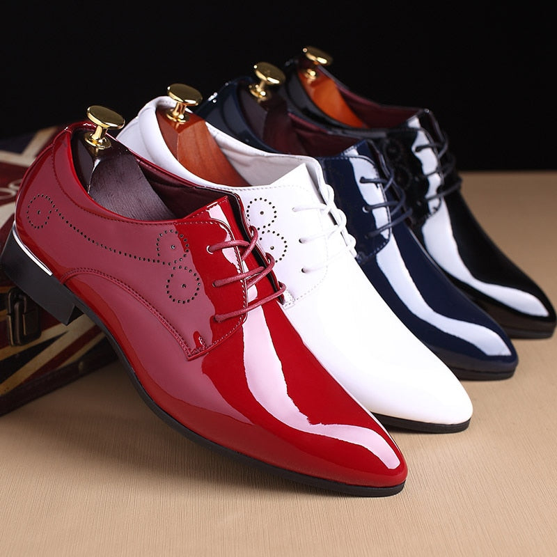 Men party Dress shoes breathable fashion wedding casual shoes