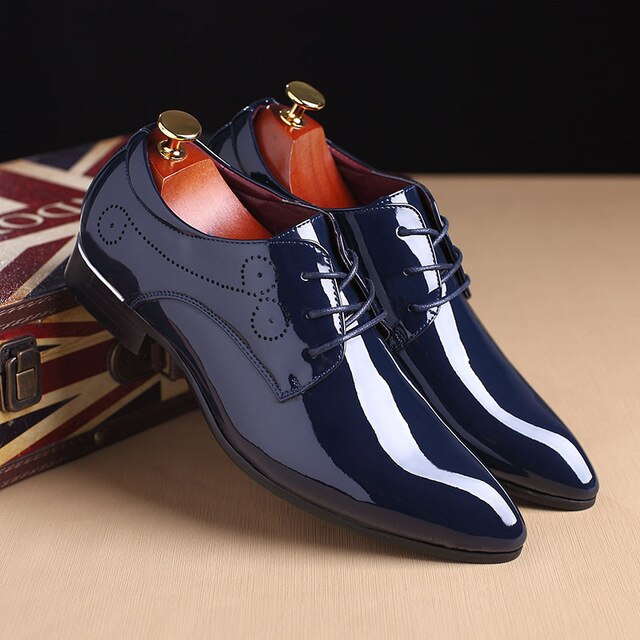 Men party Dress shoes breathable fashion wedding casual shoes