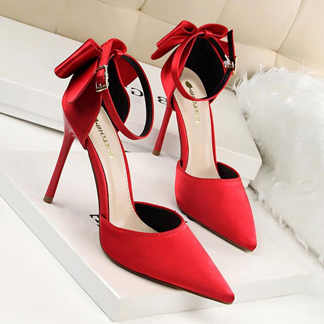 High Heels Red Wedding Shoes