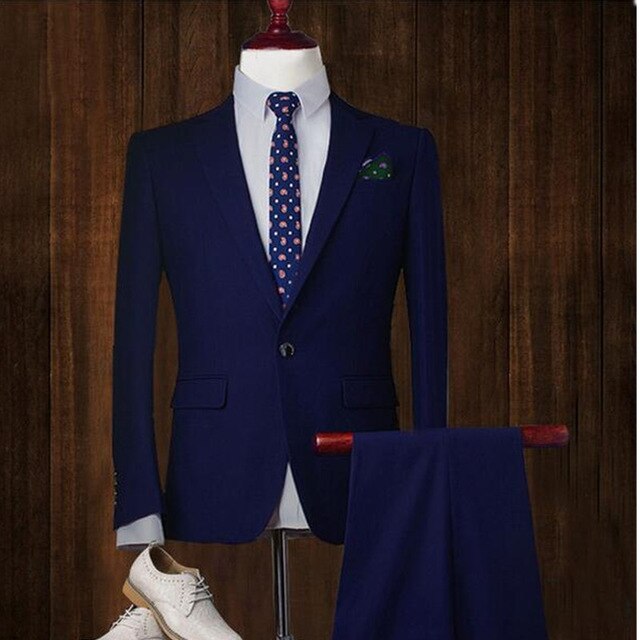 classic men's wedding dress and business office suite (jacket + pants)